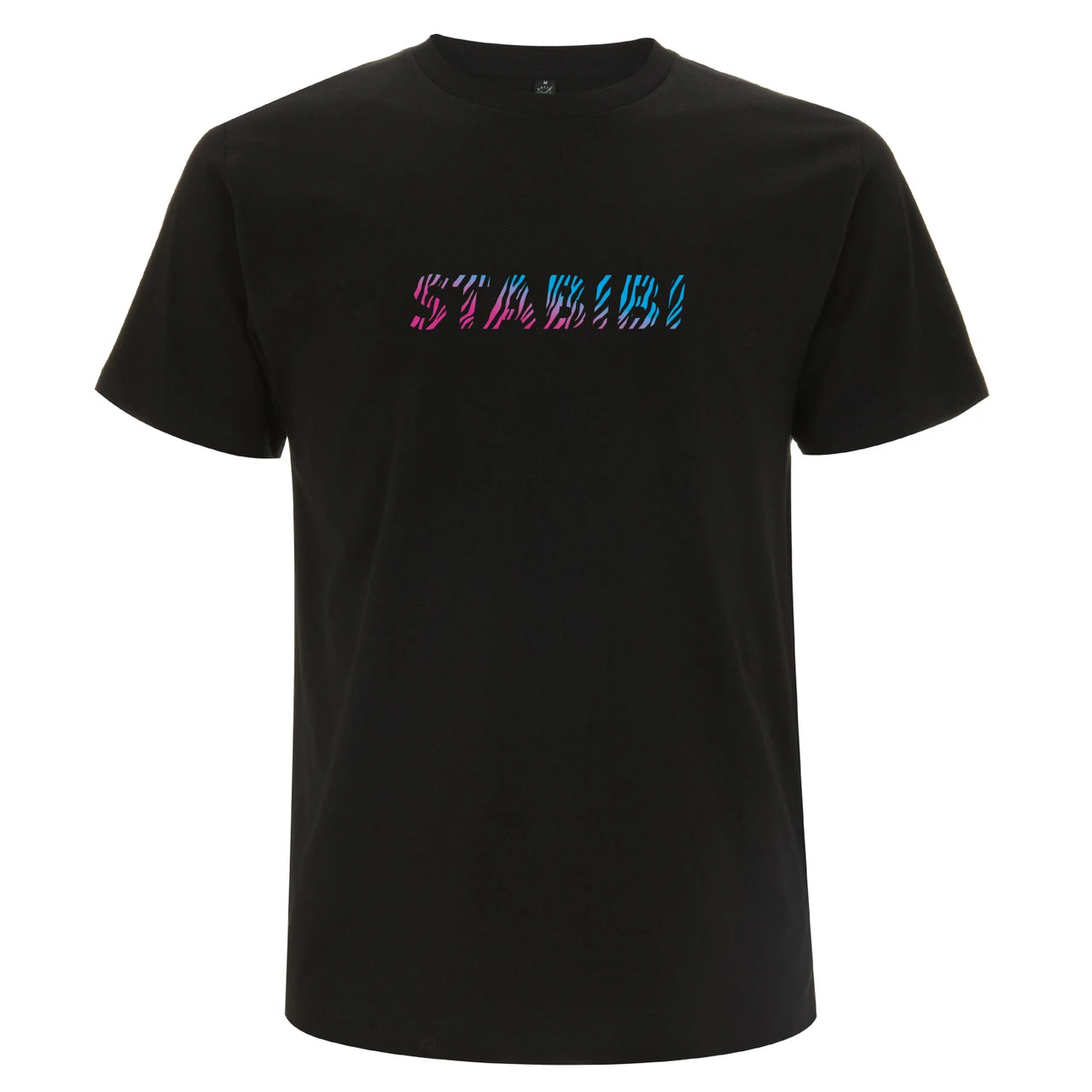 Unisex T-Shirt "Zebrabibi" in schwarz