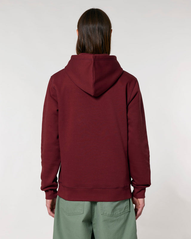 Hoodie "Leo" in Burgundy