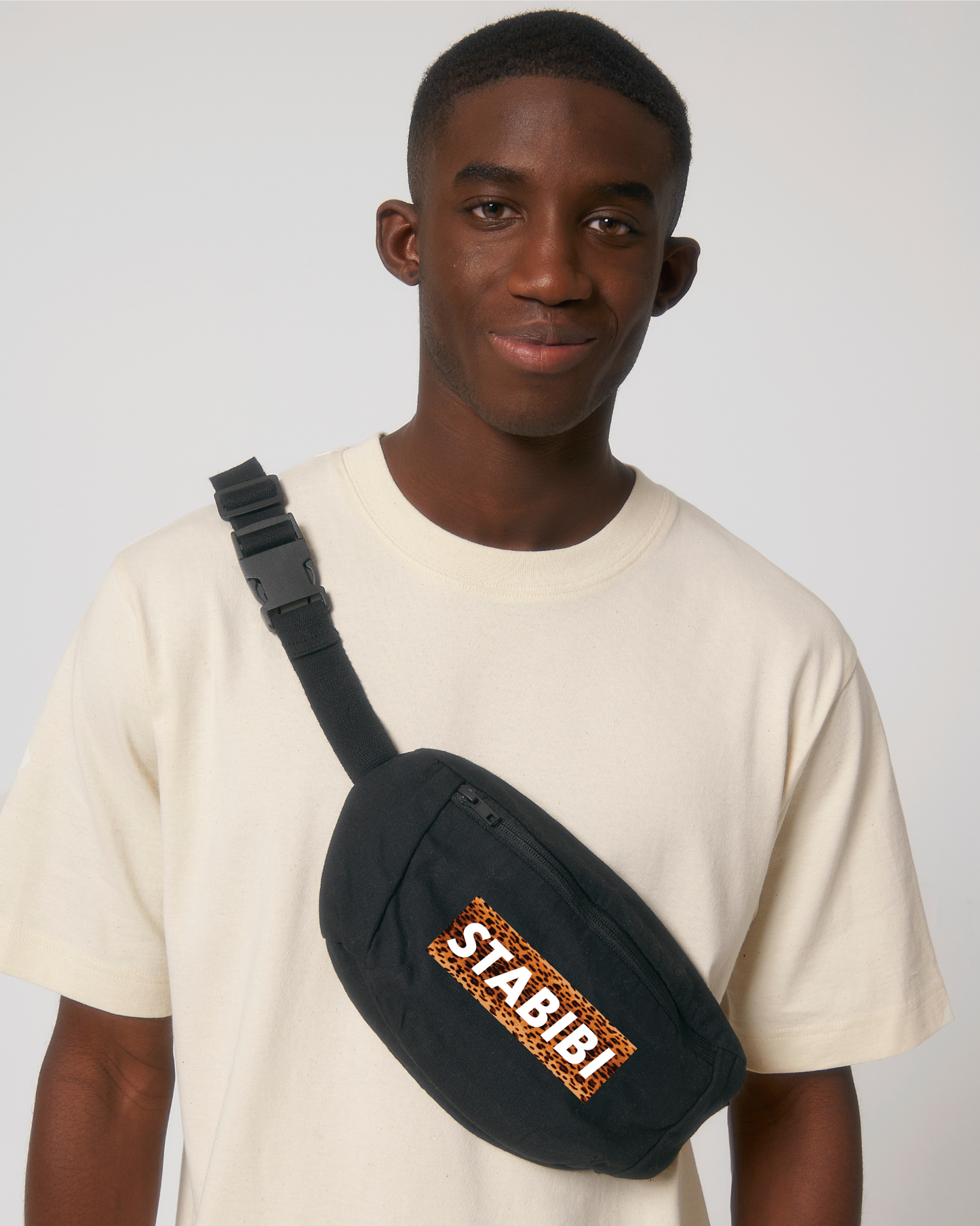 Hip Bag "Leo" in schwarz