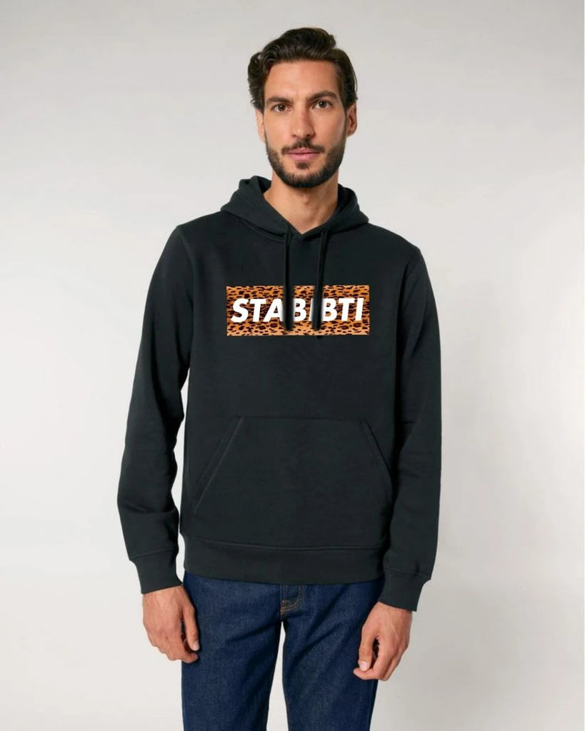 Hoodie Stabibti "Leo" in Schwarz