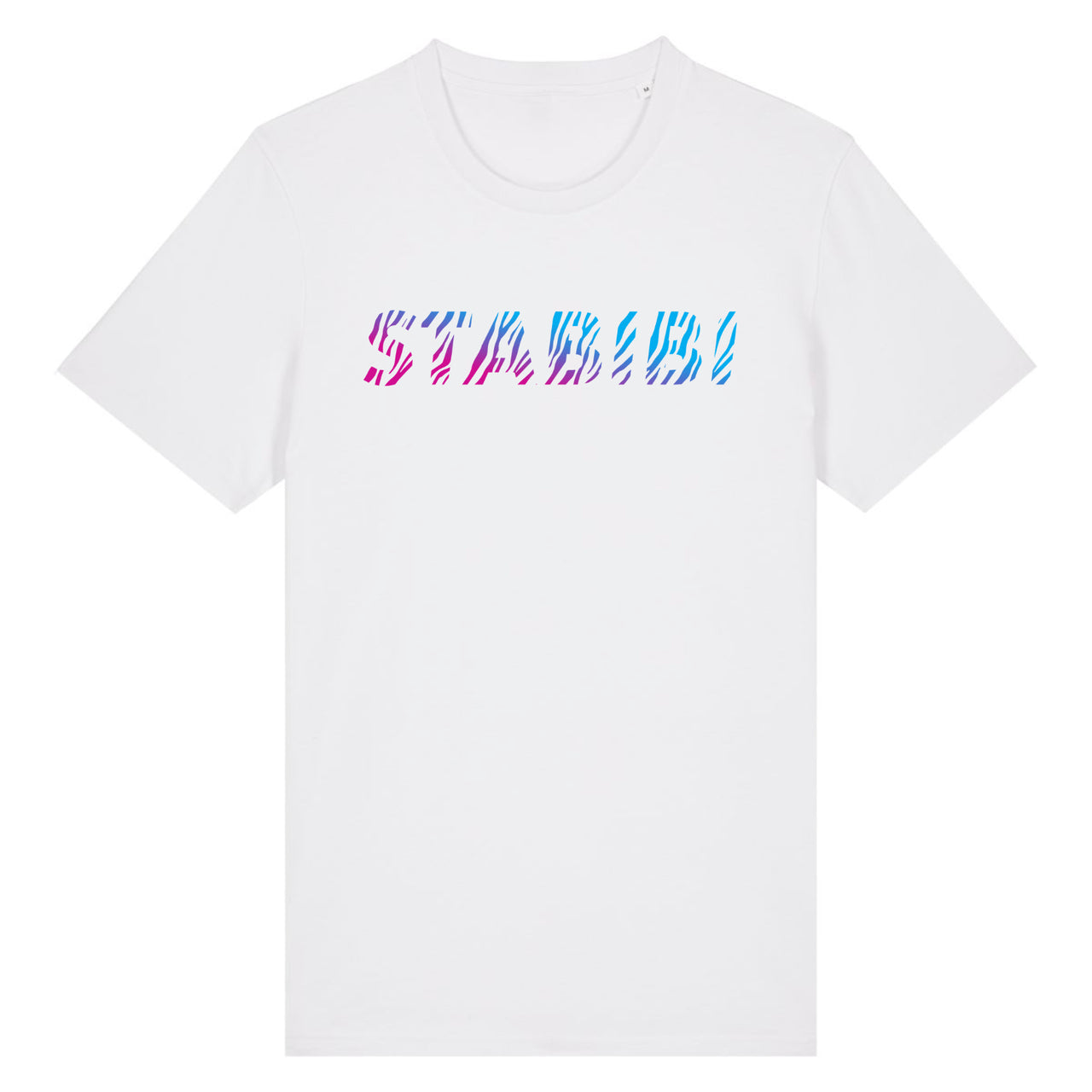 Unisex T-Shirt "Zebrabibi" in weiß
