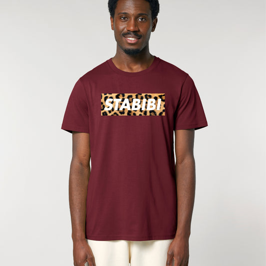 Unisex T-Shirt "Leo" in burgundy