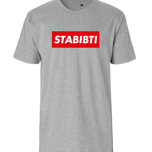 T-Shirt "Stabibti Classic" in heather grey