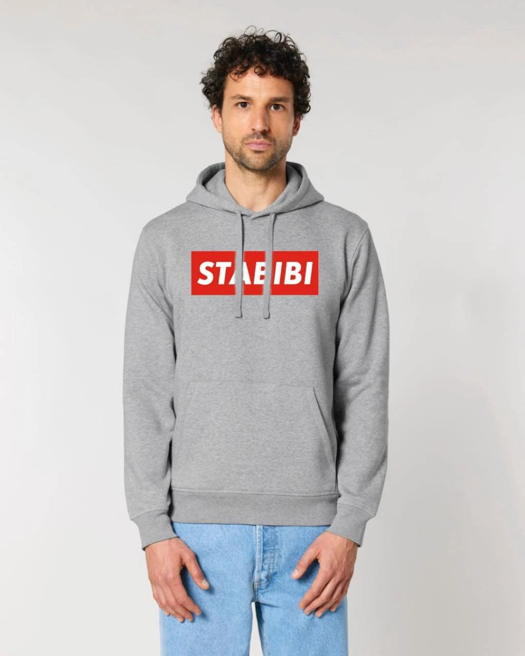 Hoodie "Classic" in Grau (Heather Grey)