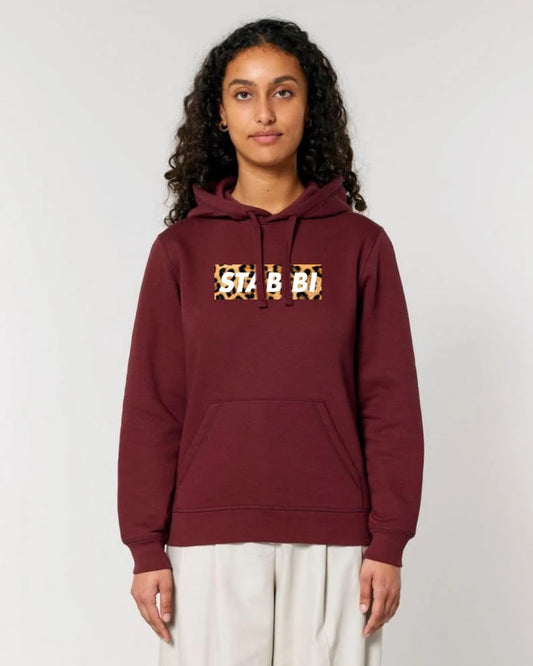 Hoodie "Leo" in Burgundy