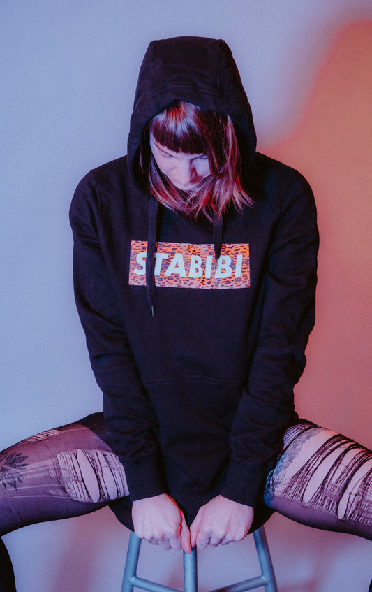 Hoodie "Leo" in schwarz