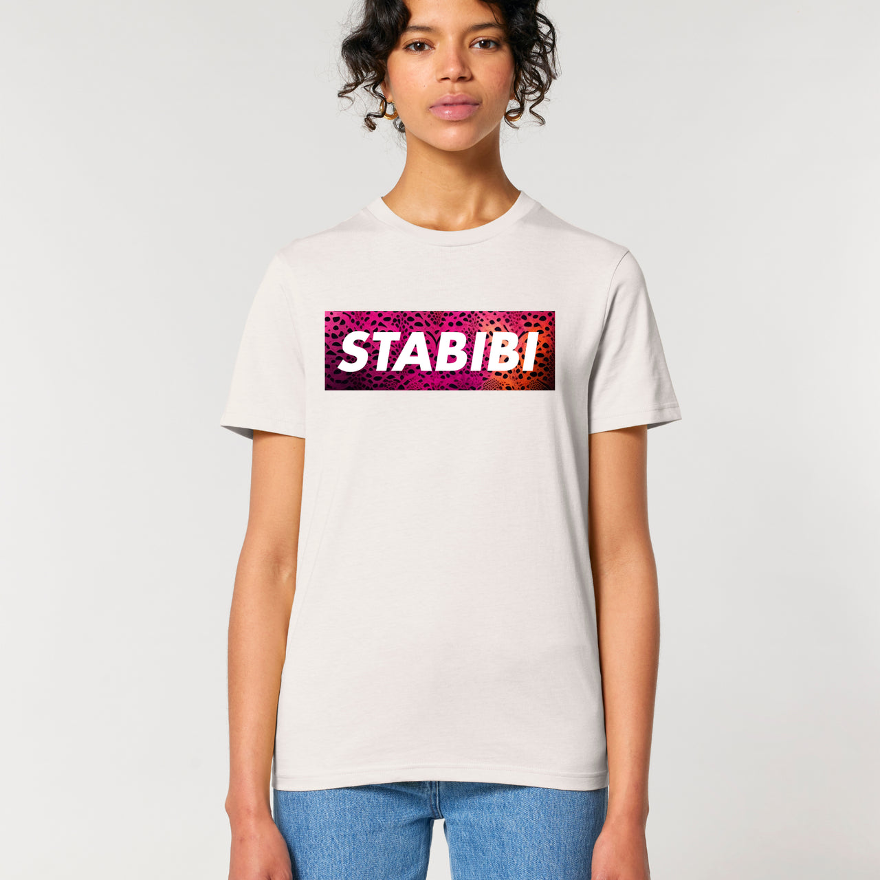 Unisex T-Shirt "Pink Panther" in vintage white