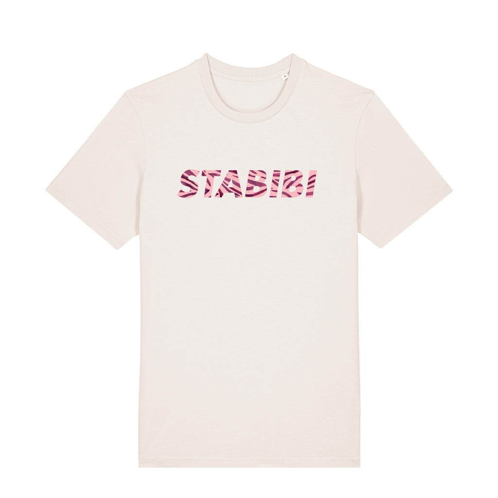 Unisex T-Shirt "rose Zebrabibi" in vintage white